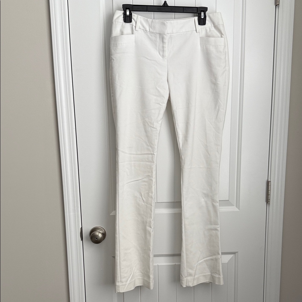 Express Women's White Flare Pants